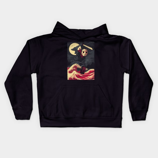 Crystal Lake Demon Kids Hoodie by DinoMike